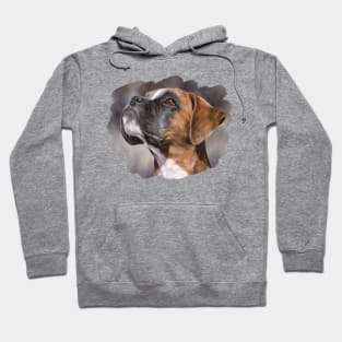 Boxer Painting Hoodie